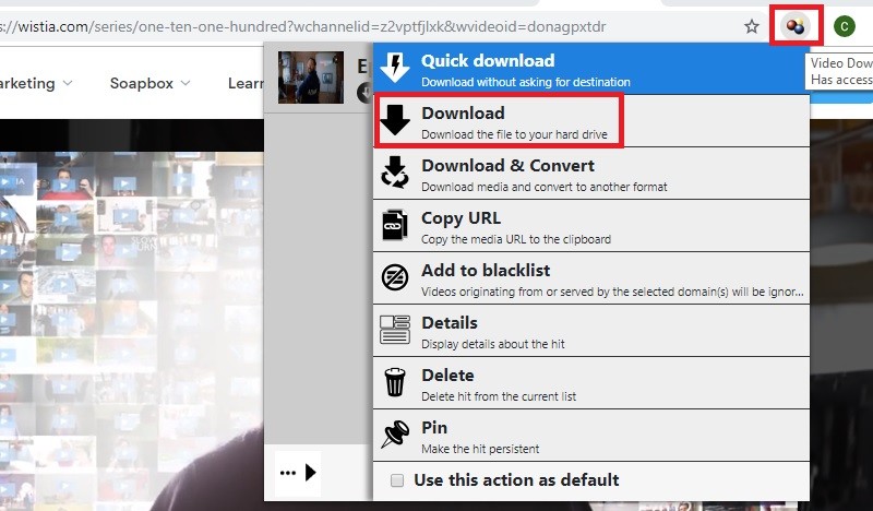 video downloadhelper