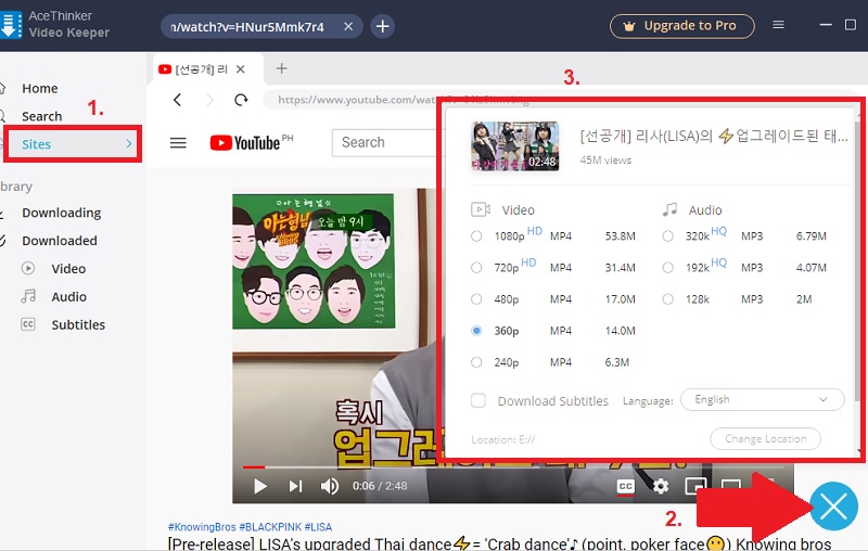 youtube vs dailymotion vk step 2