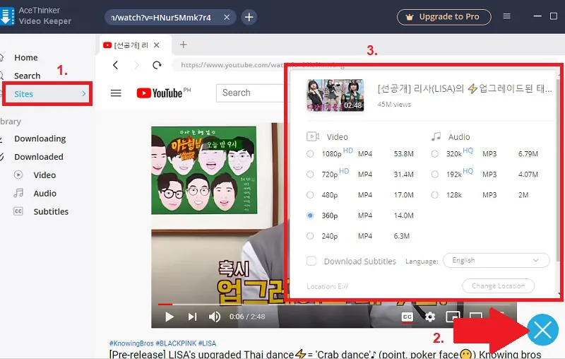 youtube vs dailymotion vk step 2