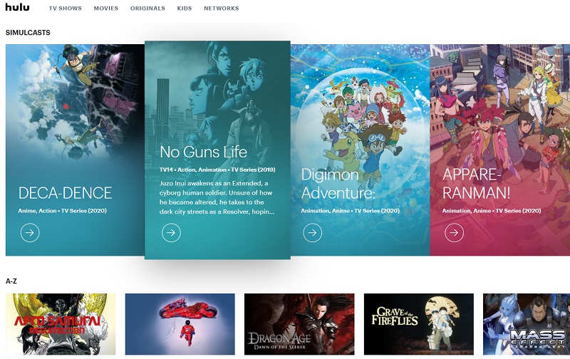 hulu interface 1