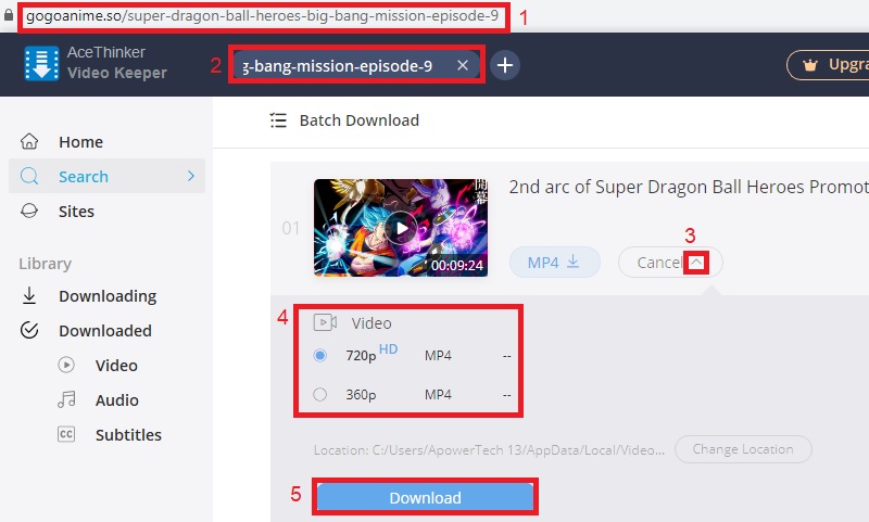 vk download anime step2