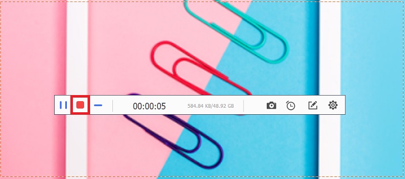 sgp stop the recording step4