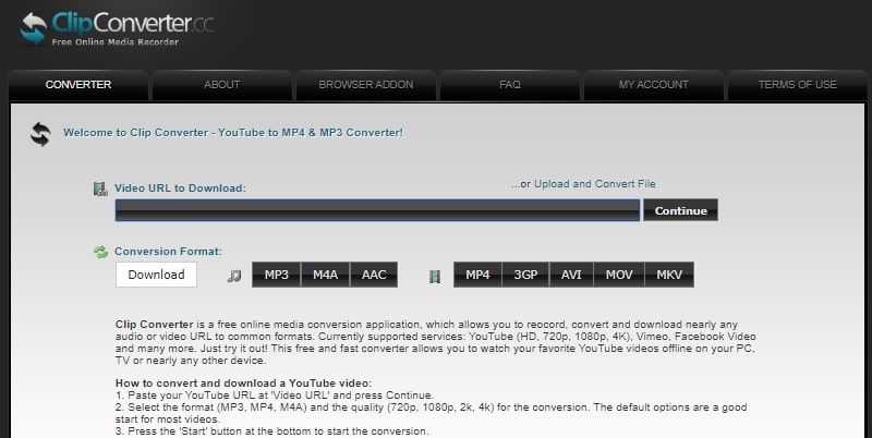 best youtube to mp4 converter clipconverter