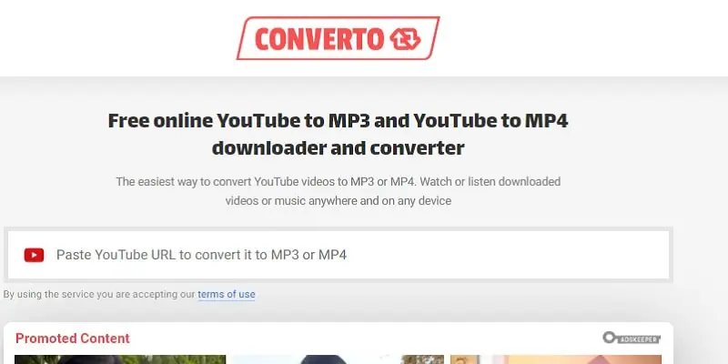 best youtube to mp4 converter converto