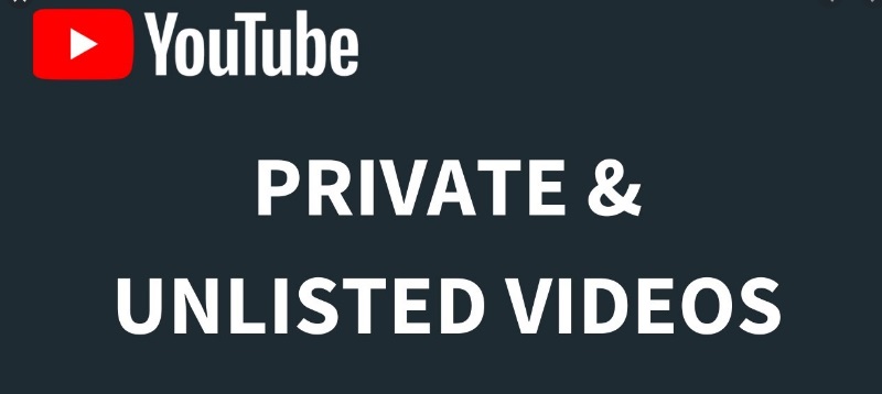 youtube unlisted vs private intro
