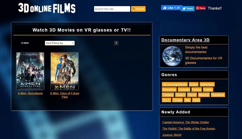 watch 3d movies online with 3d online films