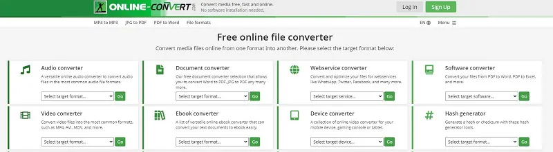 compress mp4 files using online converter