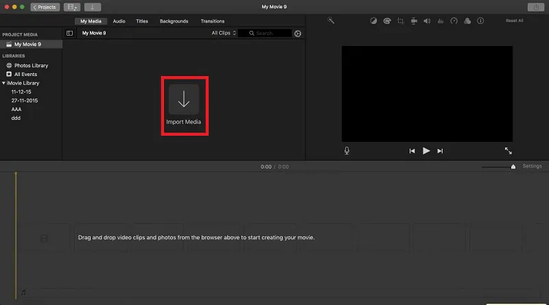reverse video using imovie