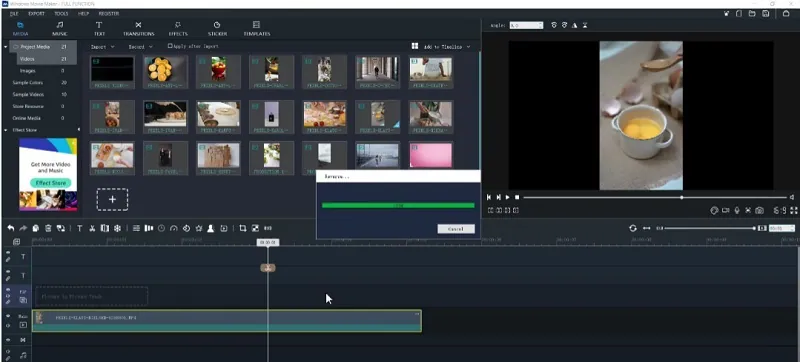 take scene screenshots using windows movie maker