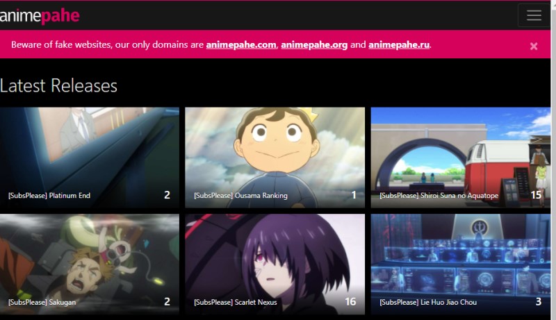 watch anime movies using animepahe