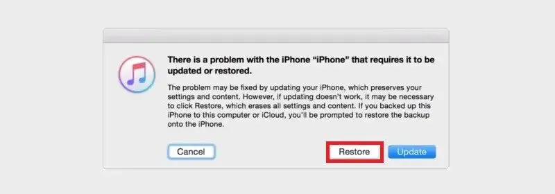 fix iphone stuck in boot loop using itunes
