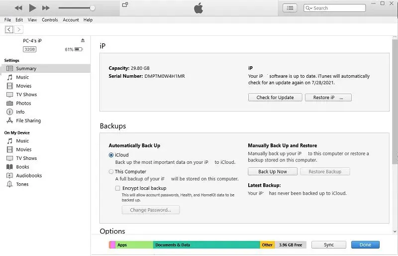 recover deleted calendar event using icloud