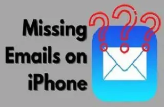 feature missing emails on iphone