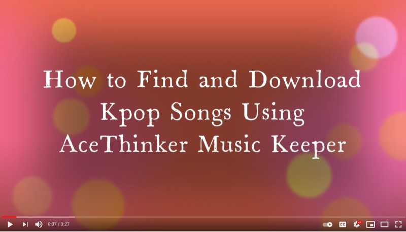 video download kpop songs