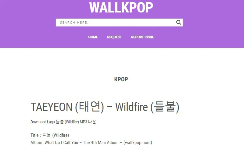 download kpop songs using wallkpop 