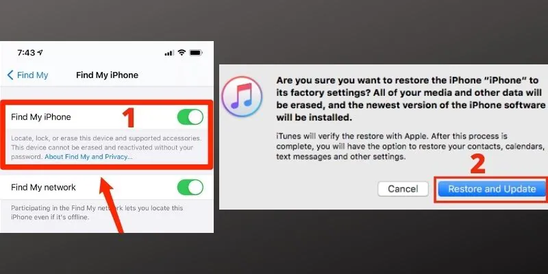 unlock screen time by restoring iphone with itunes