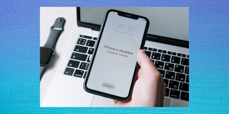 iphone is disabled and connect to itunes meaning