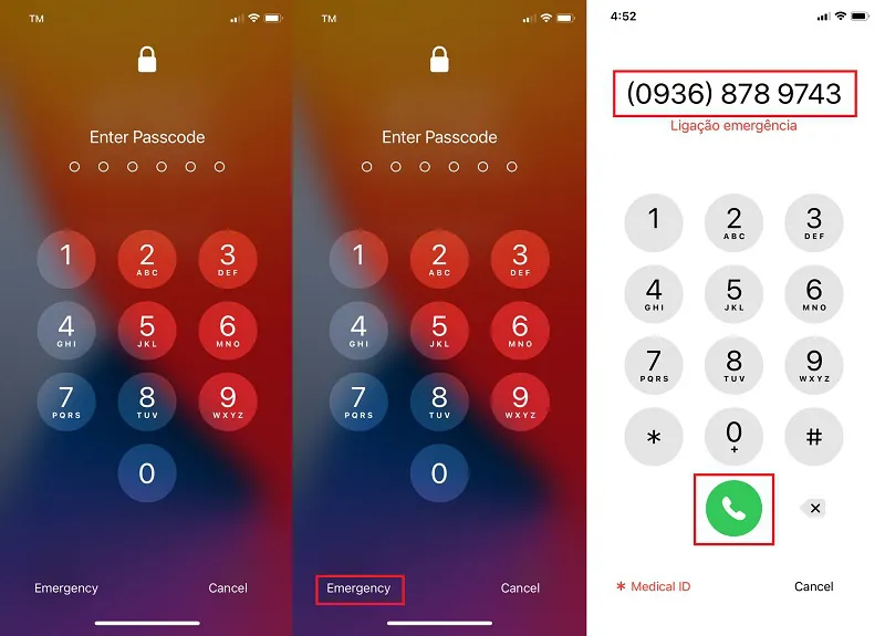 try calling some emergency number
