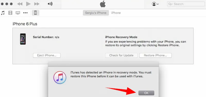 get into locked iphone via recovery mode