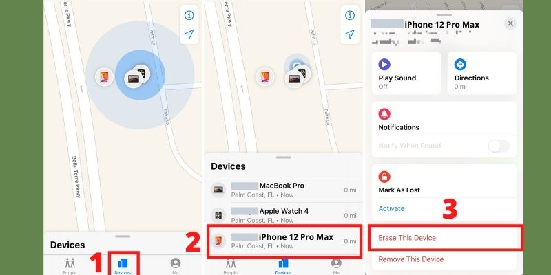 factory reset iphone with find my iphone