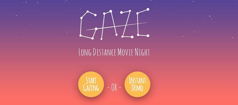watch movies together online using gaze