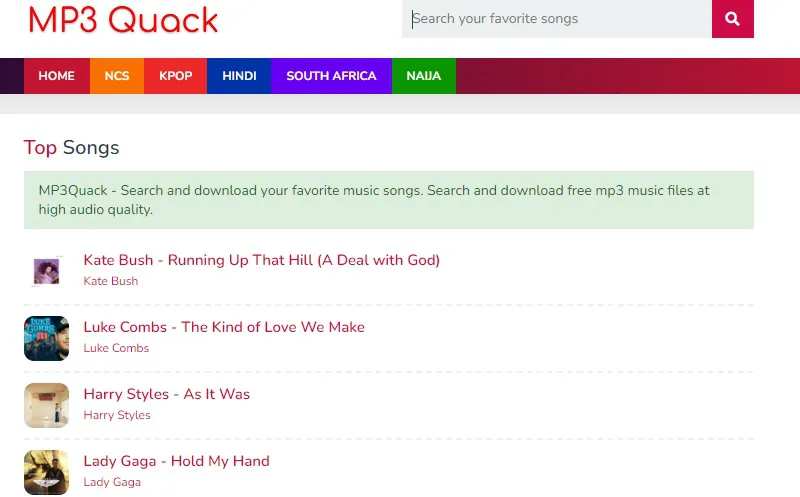 download 320kbps mp3 using mp3 quack