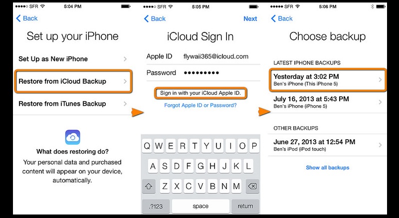 restore messages from icloud by text messages recovery