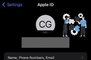 feature apple id grayed out