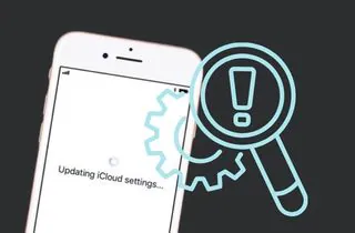feature iphone stuck on updating icloud settings