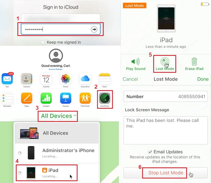 unlock iphone when screen in unresponsive with the help of icloud
