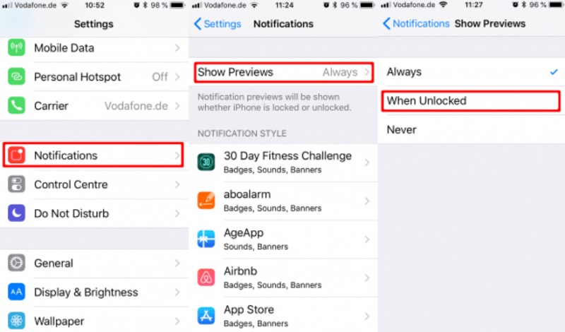 find secret messages on iphone
