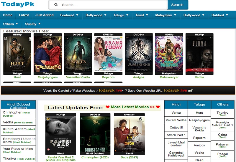 watch telugu movies online with todaypk