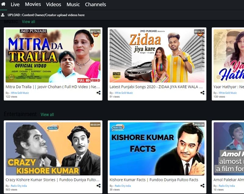 watch hindi movies online with zenga TV