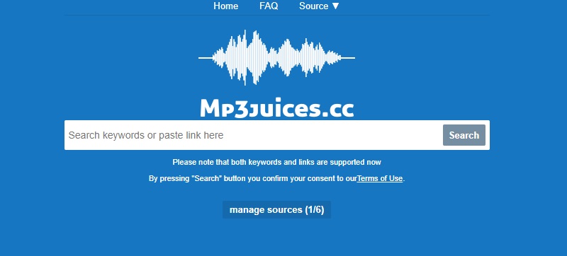 mp3juices interface