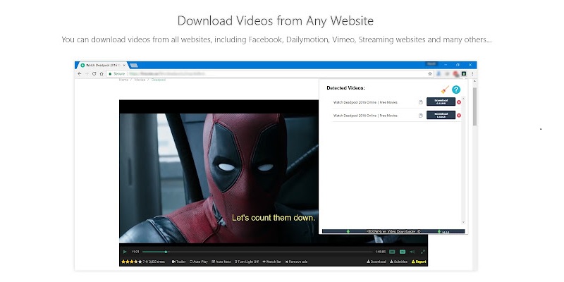 video downloader plus as a vimeo downloader