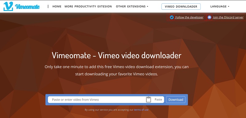 vimeomate as a vimeo downloader