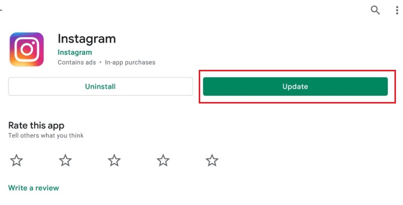 update android