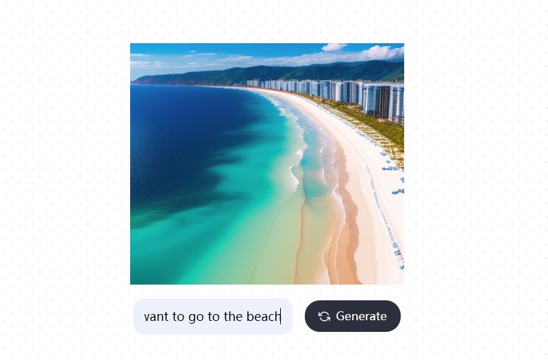 enter prompts and generate