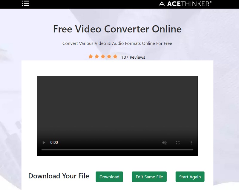 download and play the converted video