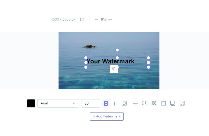 add watermark to image