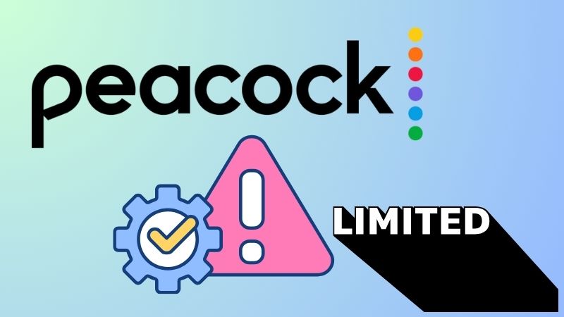 limitations of peacock tv
