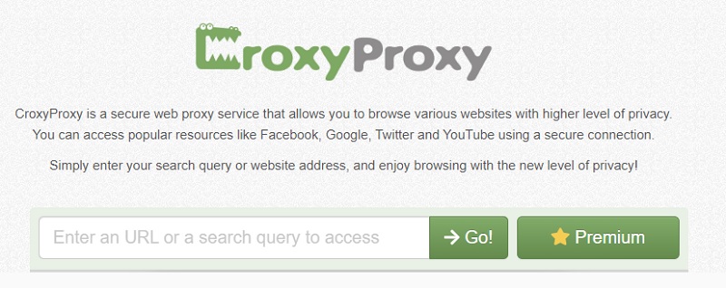 croxy proxy site interface