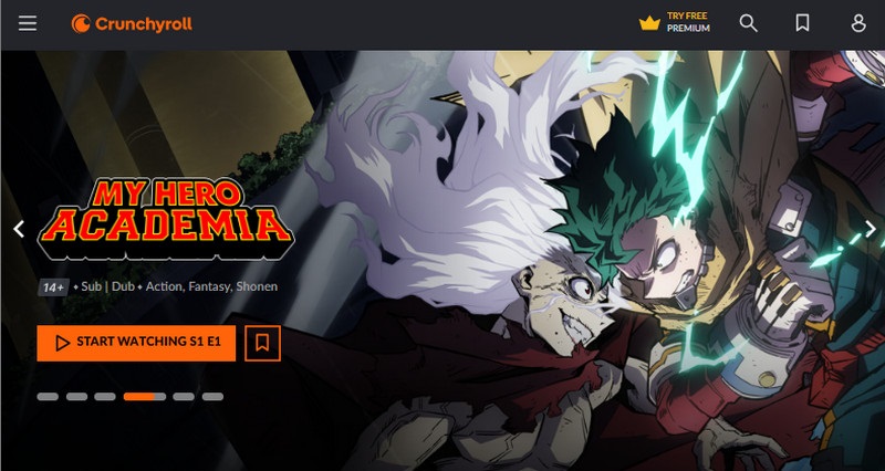 最高のアニメサイト crunchyroll ホームページ