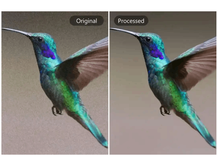 automatically denoise image