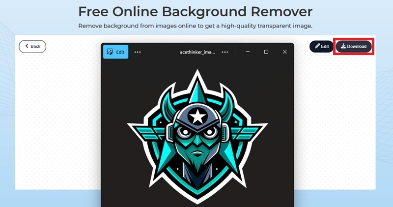 download your transparent logo
