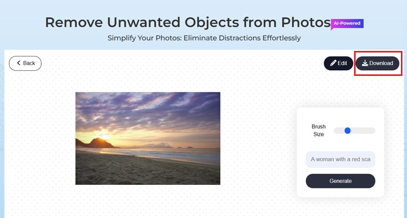 generate and download your photo