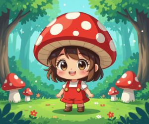 写真をちびキャラに