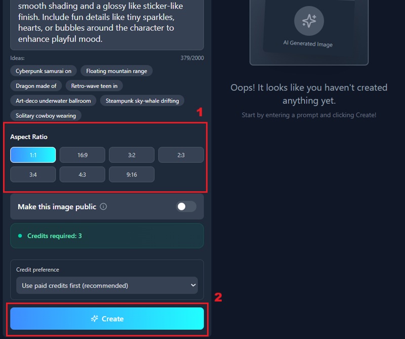 ステッカーを生成