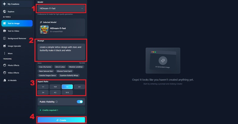 input your design prompt