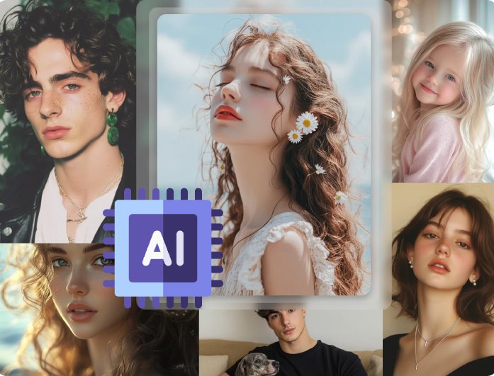 realistic or animated face creation